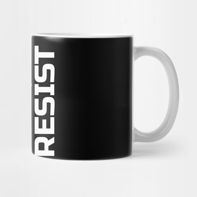 Resist with fist 2 - in white by pASob